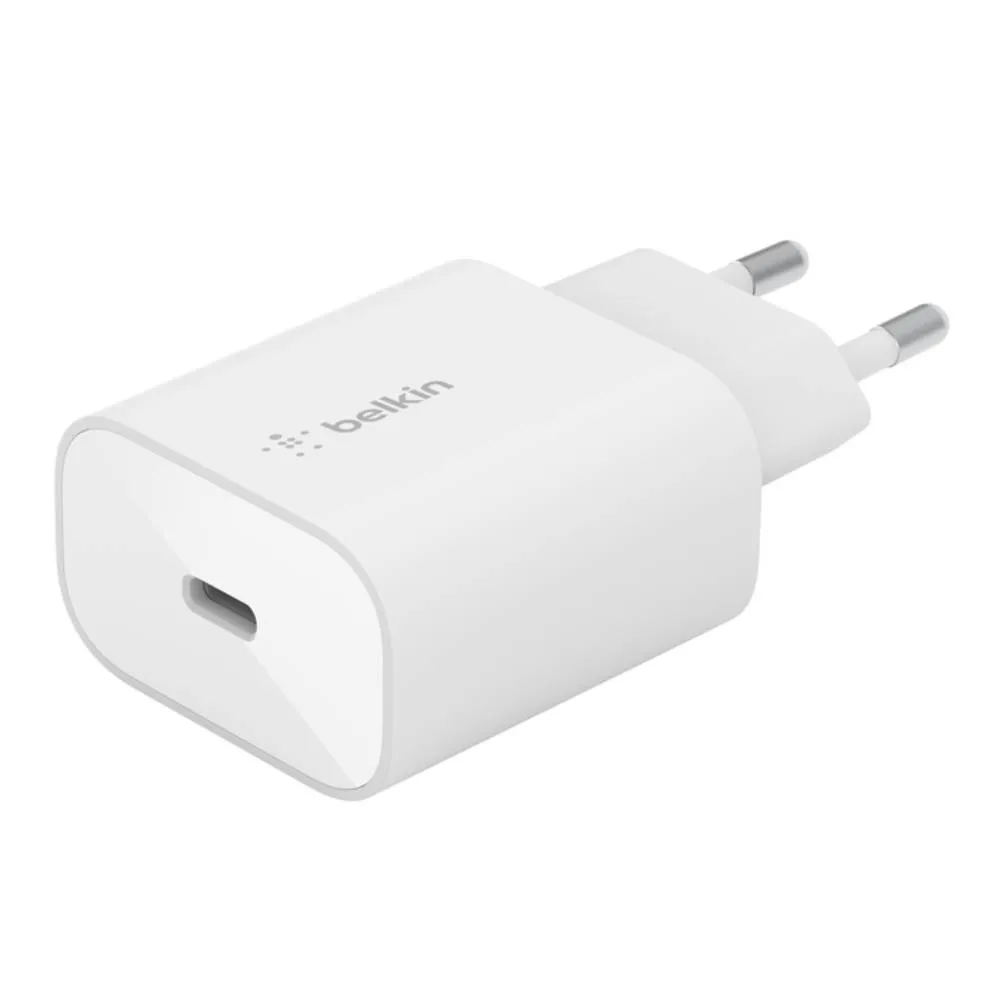 Adaptador USB-C carga rápida 25W   cable USB-C 1m para iPhone de Belkin