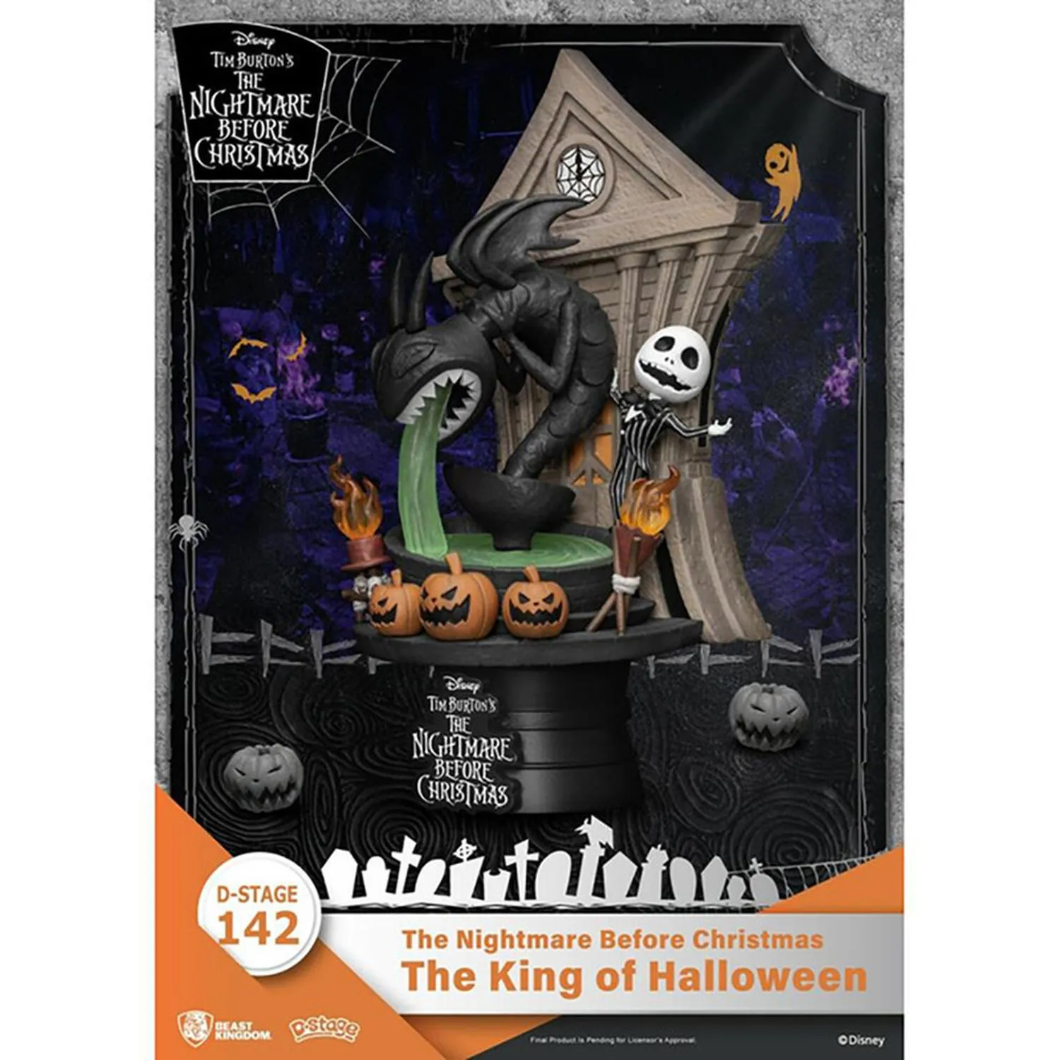 Beast Kingdom Estatuilla Ds-142 The King Of Halloween El Extraño Mundo De Jack