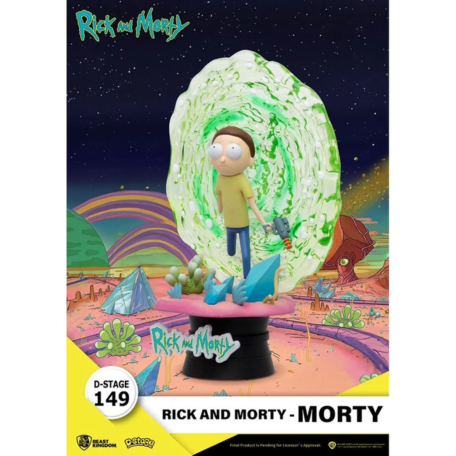 Beast Kingdom Estatuilla Ds-149 Morty Rick And Morty