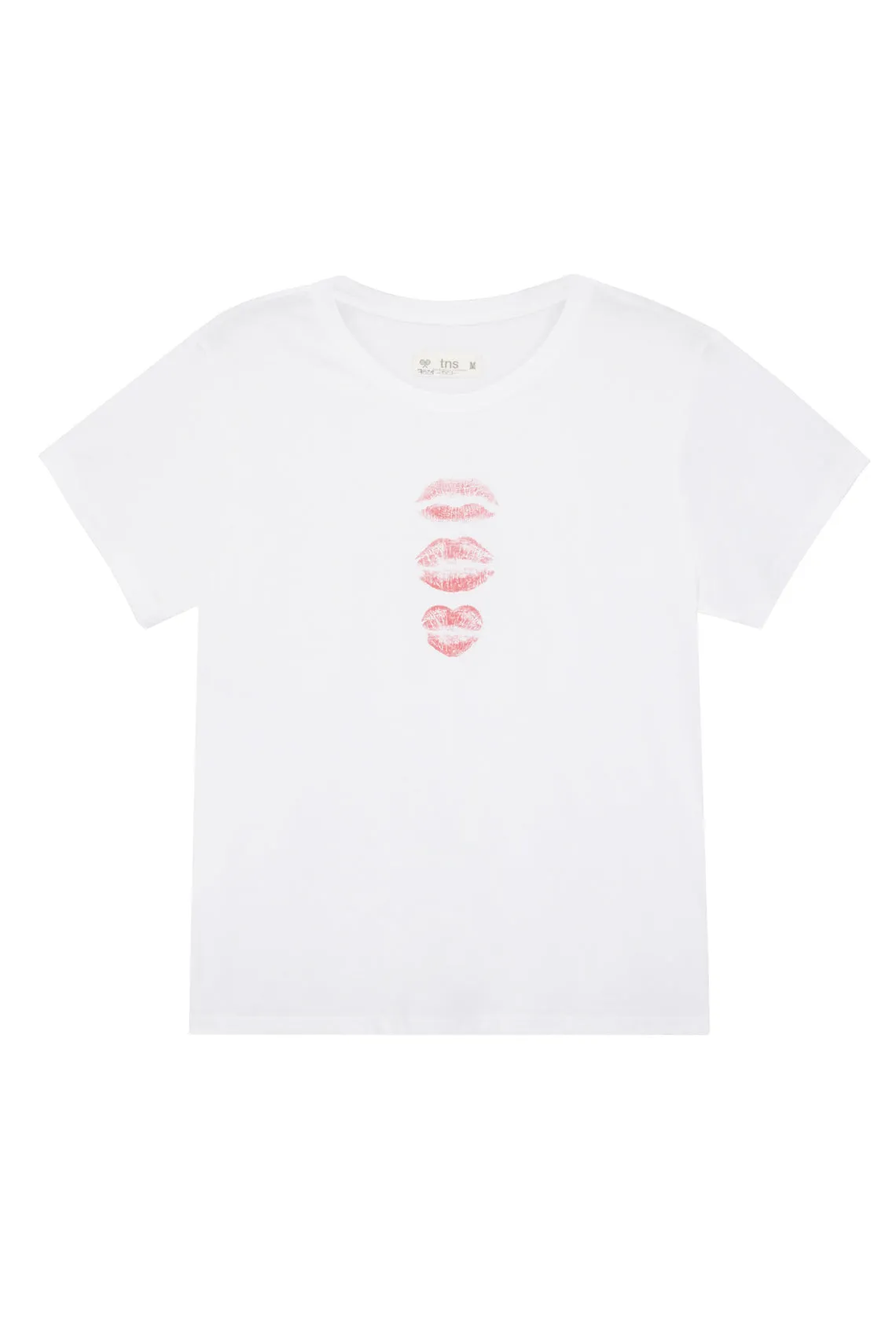 Camiseta básica blanca Regular fit para mujer