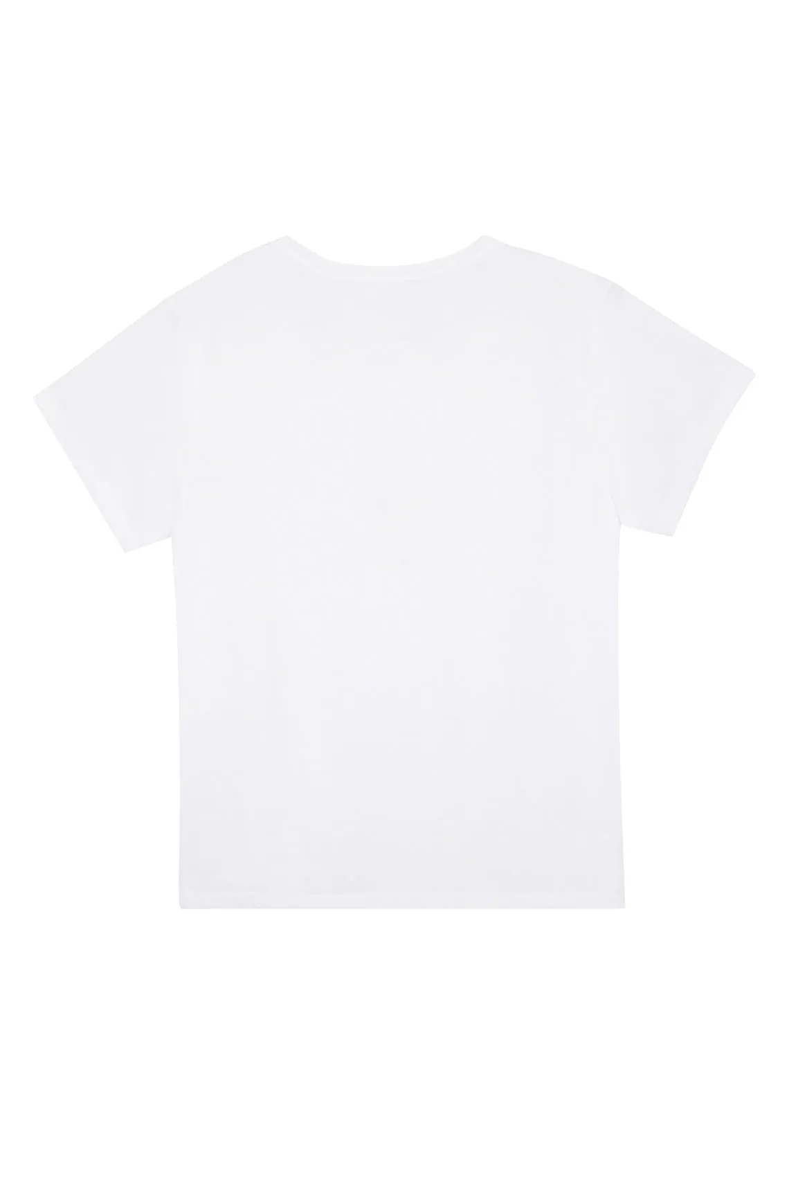 Camiseta básica blanca Regular fit para mujer