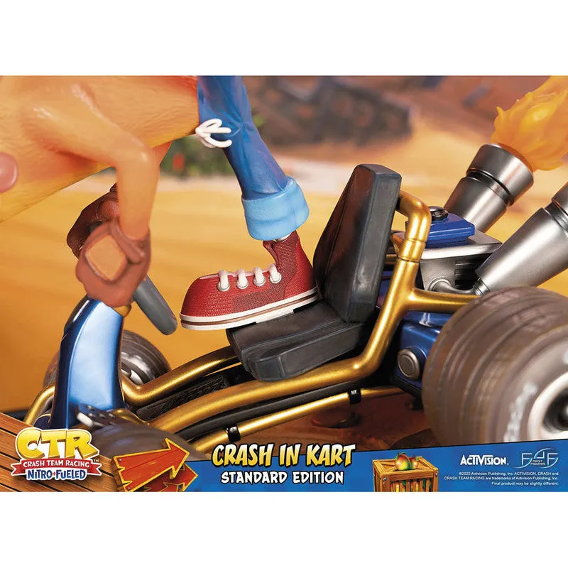 First 4 Figures Estatuilla Kart Crash Bandicoot