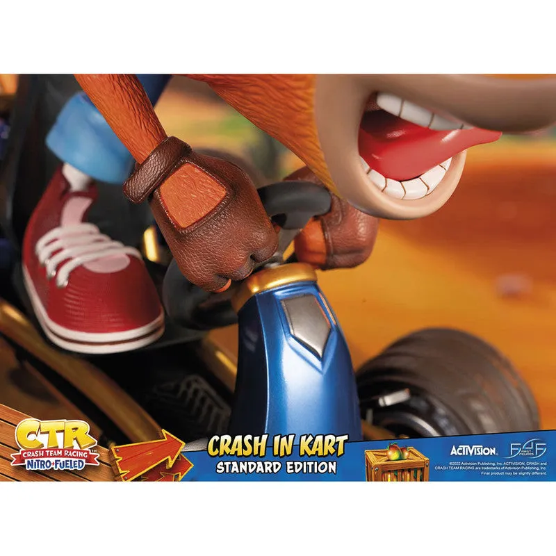 First 4 Figures Estatuilla Kart Crash Bandicoot