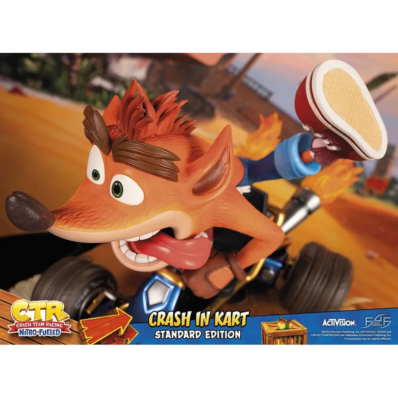 First 4 Figures Estatuilla Kart Crash Bandicoot