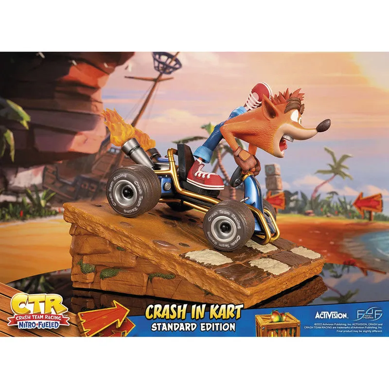 First 4 Figures Estatuilla Kart Crash Bandicoot