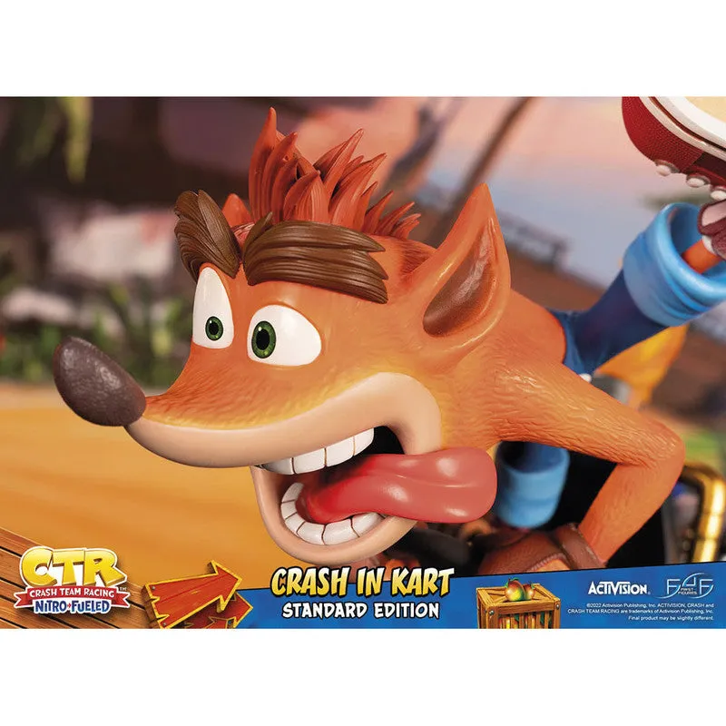 First 4 Figures Estatuilla Kart Crash Bandicoot