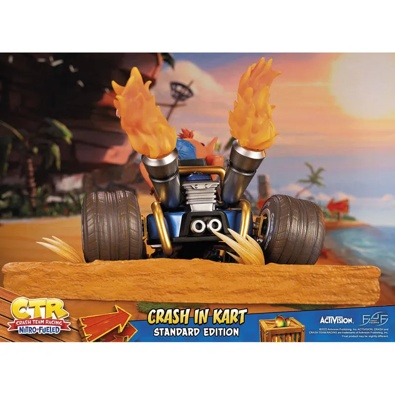 First 4 Figures Estatuilla Kart Crash Bandicoot