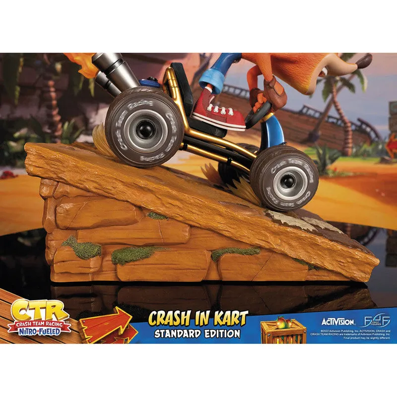 First 4 Figures Estatuilla Kart Crash Bandicoot