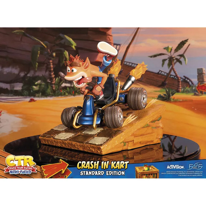 First 4 Figures Estatuilla Kart Crash Bandicoot