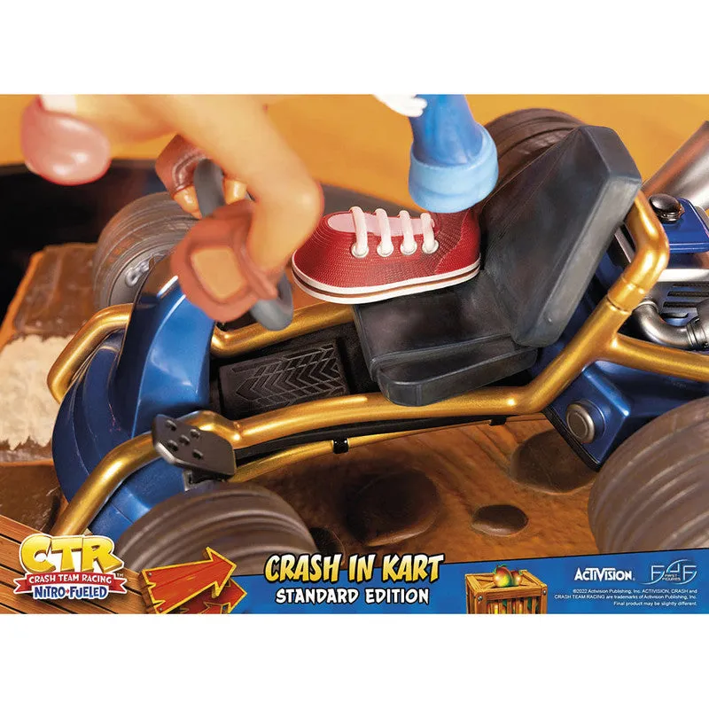 First 4 Figures Estatuilla Kart Crash Bandicoot