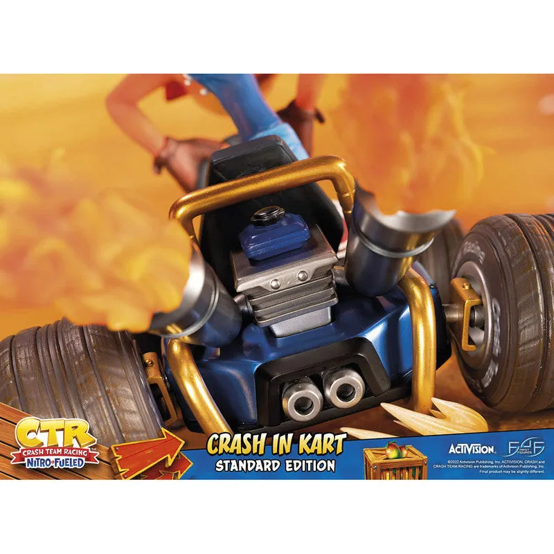 First 4 Figures Estatuilla Kart Crash Bandicoot