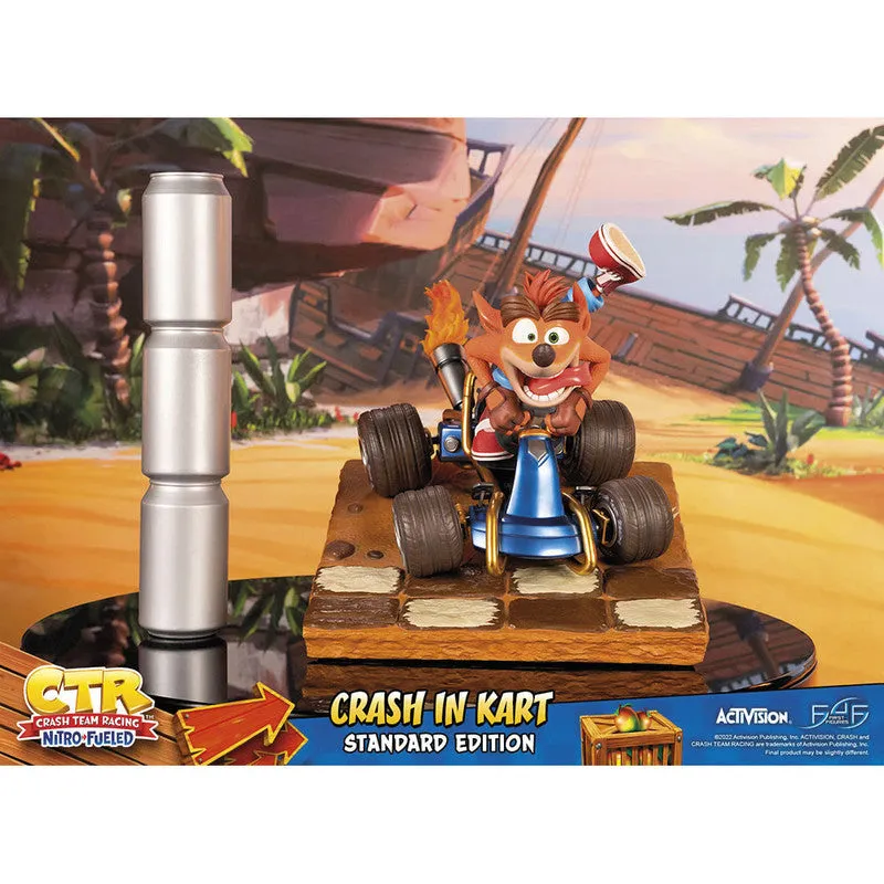 First 4 Figures Estatuilla Kart Crash Bandicoot