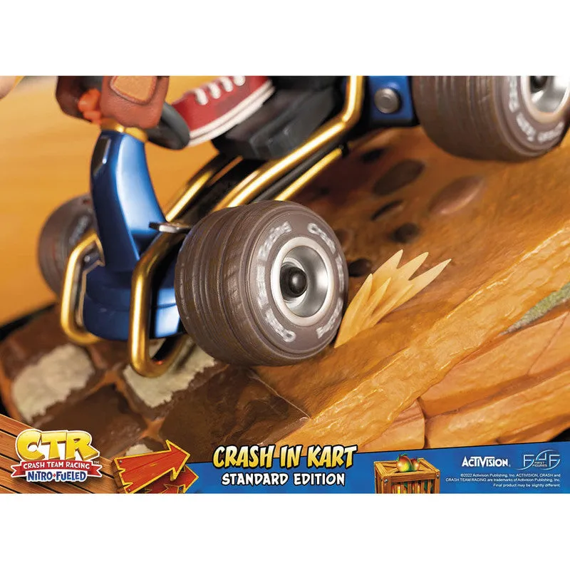 First 4 Figures Estatuilla Kart Crash Bandicoot