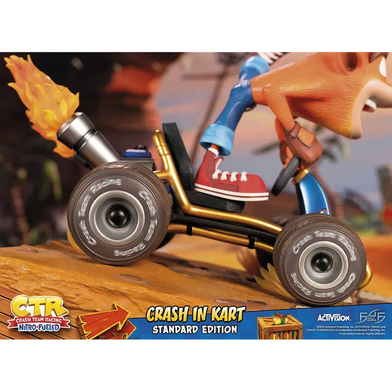 First 4 Figures Estatuilla Kart Crash Bandicoot