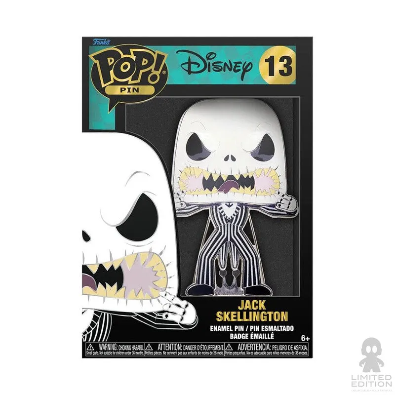 Funko Pin Jack Skellington 13 El Extraño Mundo De Jack By Tim Burton - Limited Edition