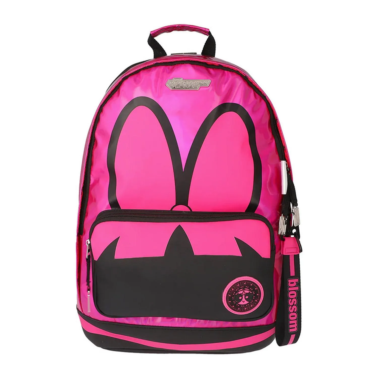 New Arrival Kee Pack Mochila Fucsia Con Negro Blossom Las Chicas Superpoderosas