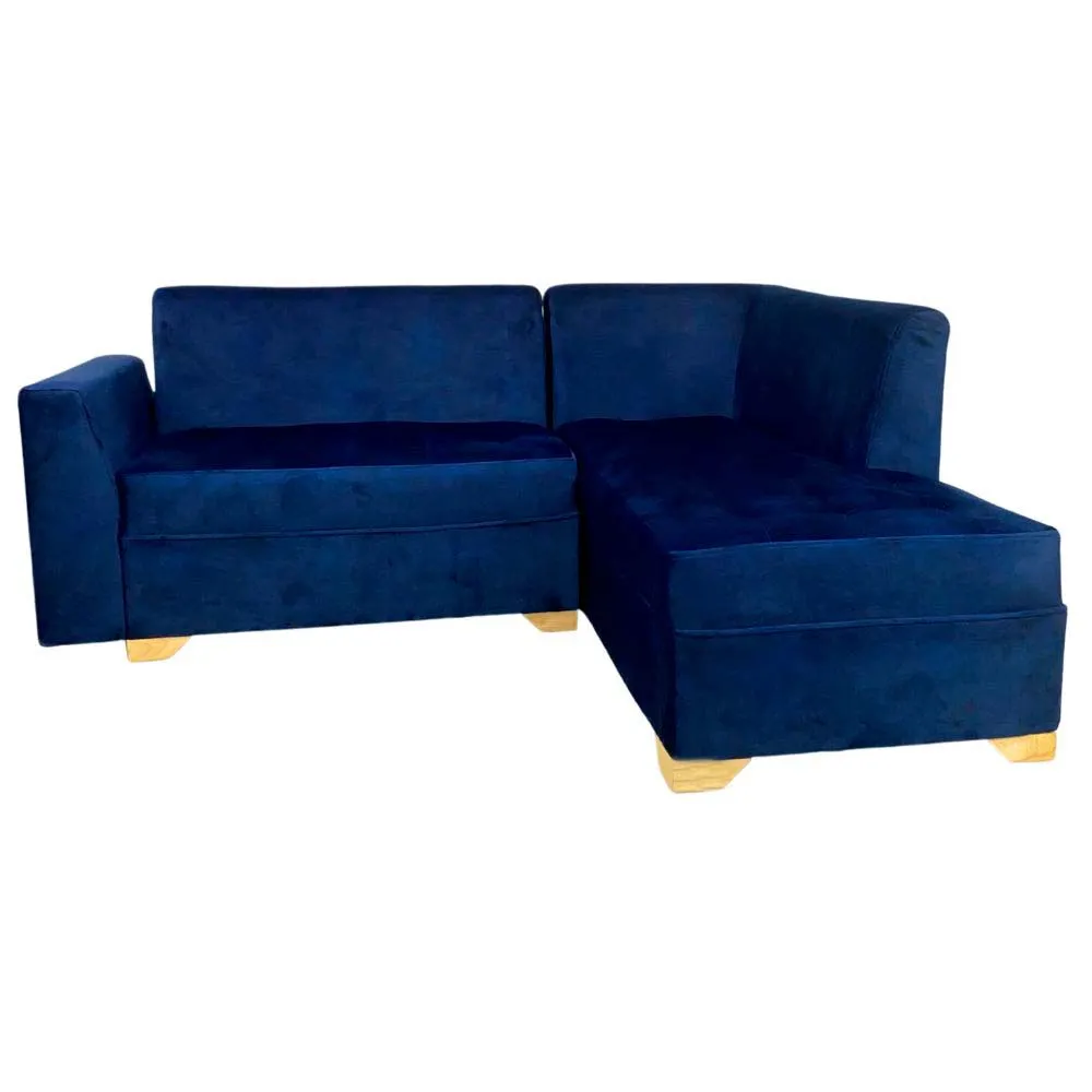 Sofa en L Osaki Tela Azul