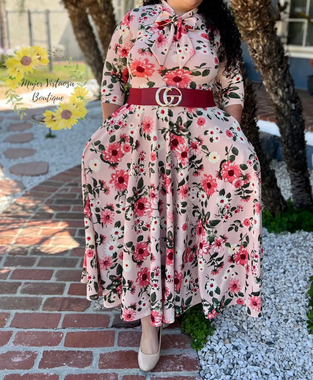 Sunflower🌻Pink Maxi Dress