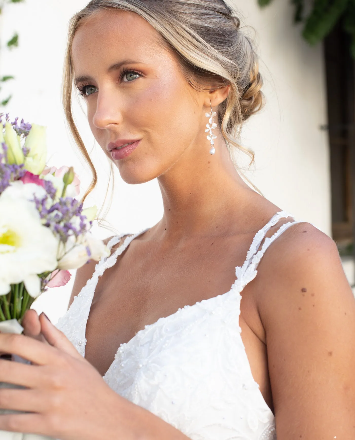 Vestido Largo de Novia Fiorella Blanco