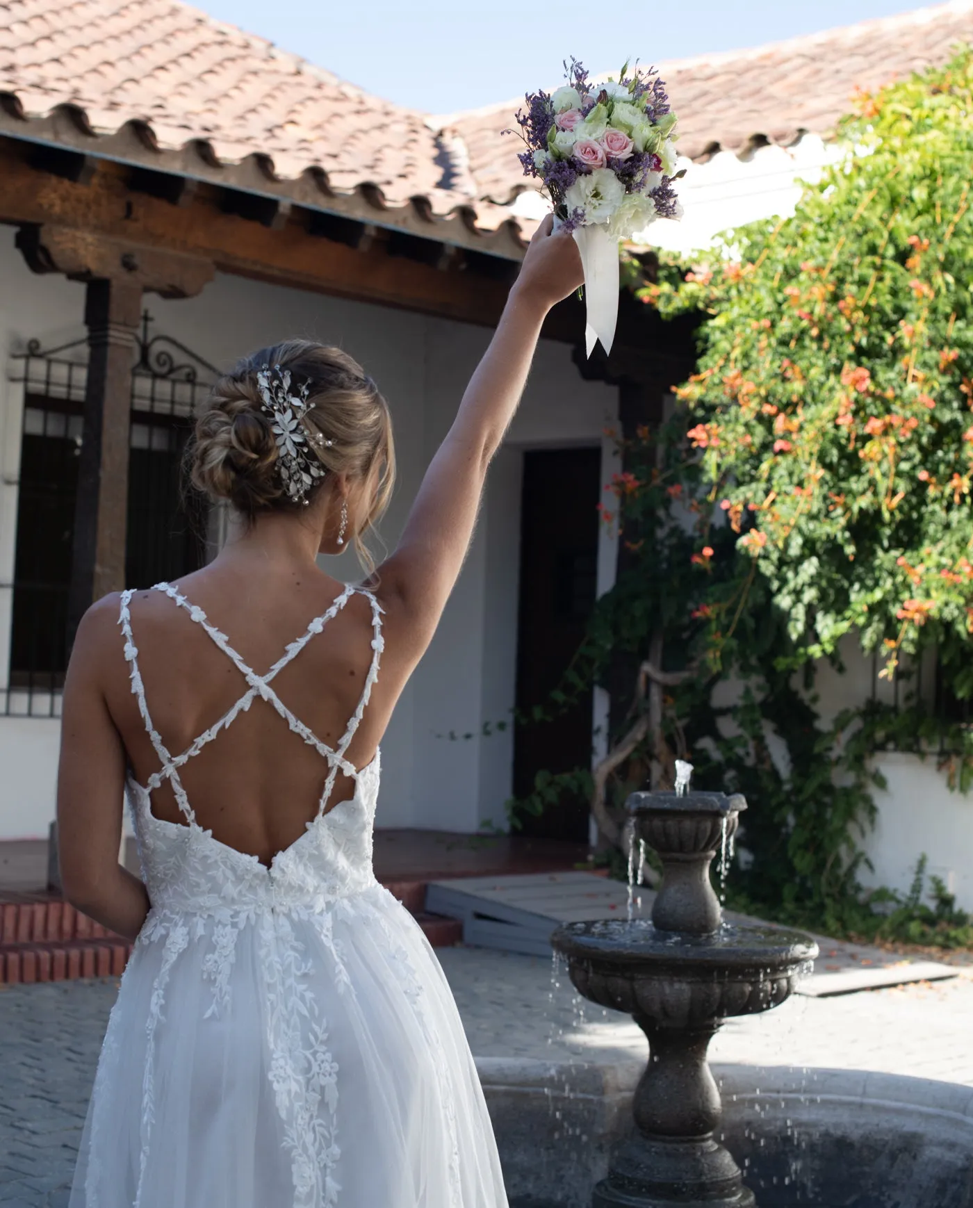 Vestido Largo de Novia Fiorella Blanco