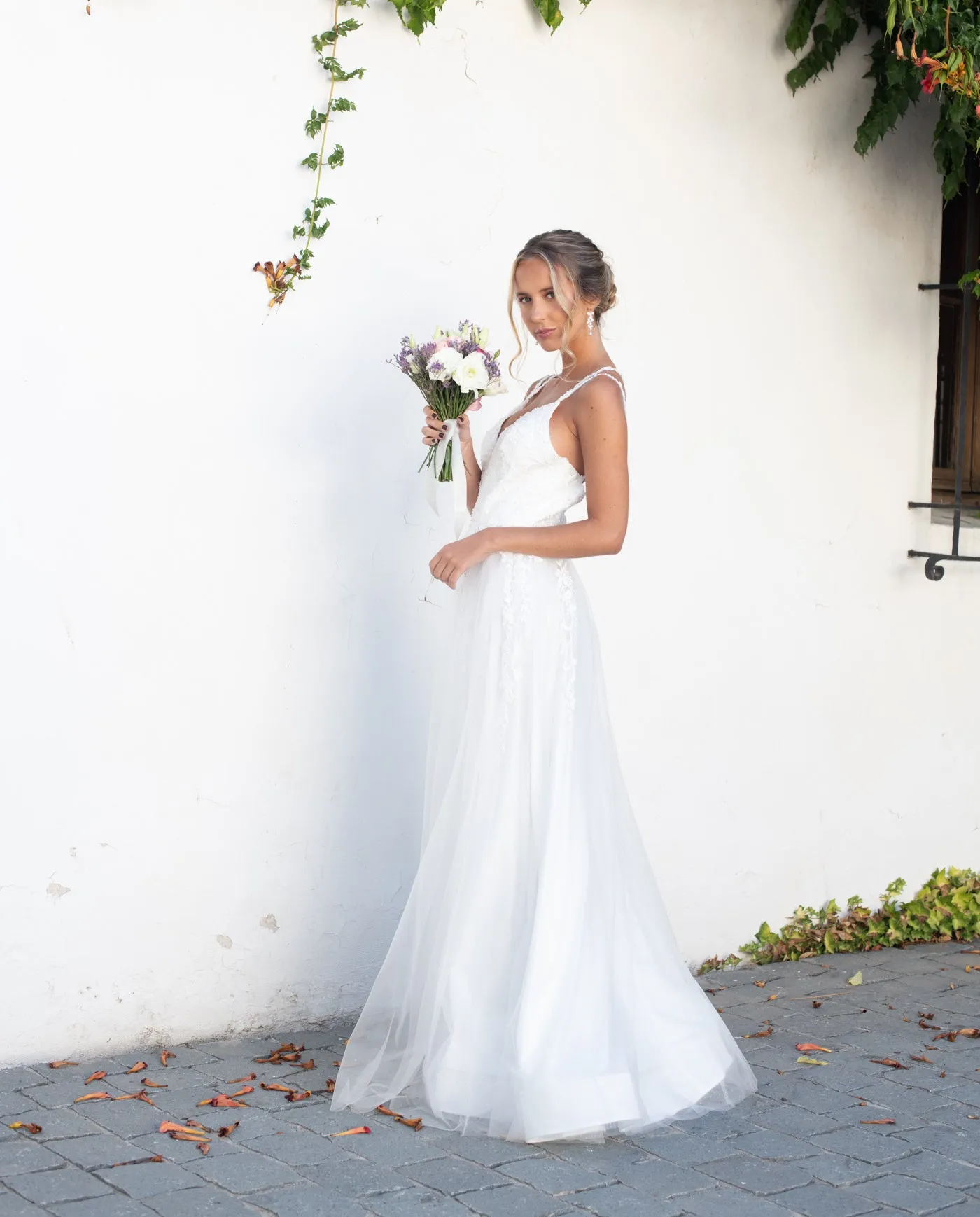 Vestido Largo de Novia Fiorella Blanco