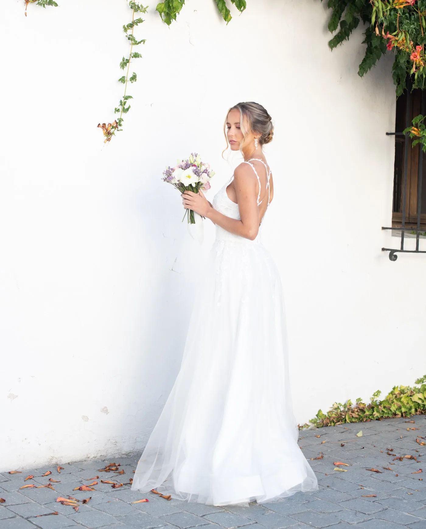 Vestido Largo de Novia Fiorella Blanco